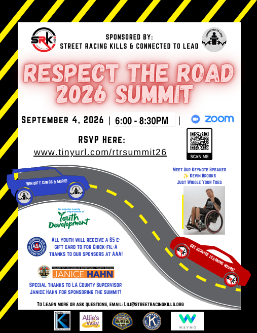 Allie’s Way to Join Respect the Road 2026 Virtual Youth Summit on September 4
